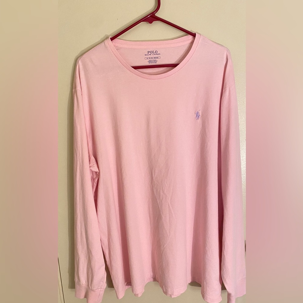 POLO Ralph Lauren pink Tee Long sleeve